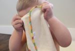 babygoal Reusable Bamboo Baby Wipes, 12 Pack Washable Small Size Saliva Towel Face Washcloths, Cloth Wipes 8‘’x8‘’ 12BW02 - Image 9